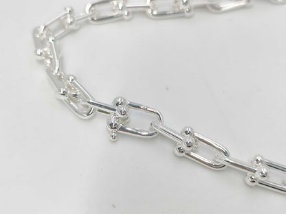 Tiffany & Co. Tiffany HardWear Graduated Link Necklace, Ag925, 102.3g