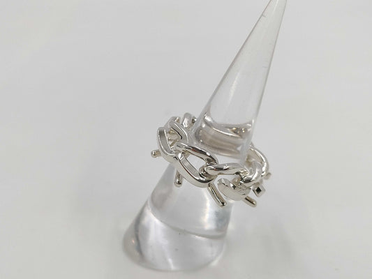 Tiffany & Co. Tiffany Forge Link Ring, US5.5 , Ag925, 11.0g