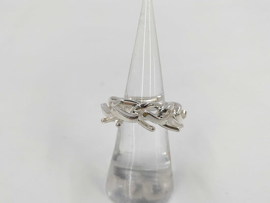 Tiffany & Co. Tiffany Forge Link Ring, US5.5 , Ag925, 11.0g