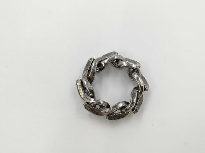 Tiffany & Co. Tiffany Forge Link Oxidized Ring, US5 , Ag925, 12.1g