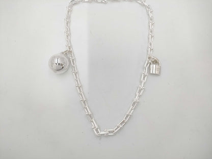Tiffany & Co. Tiffany HardWear Small Wrap Bracelet, Large, Ag925, 45.9g Necklace