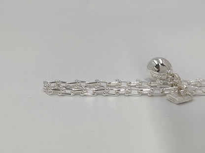 Tiffany & Co. Tiffany HardWear Small Wrap Bracelet, Large, Ag925, 45.9g Necklace