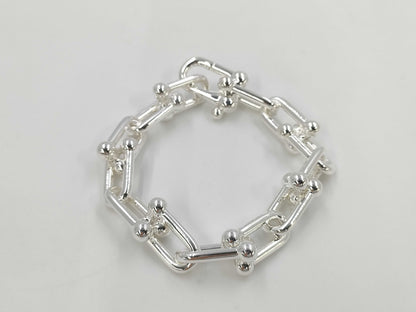Tiffany & Co. Tiffany HardWear Large Link L Bracelet, Ag925, 60.2g, Bracelet/Bangle
