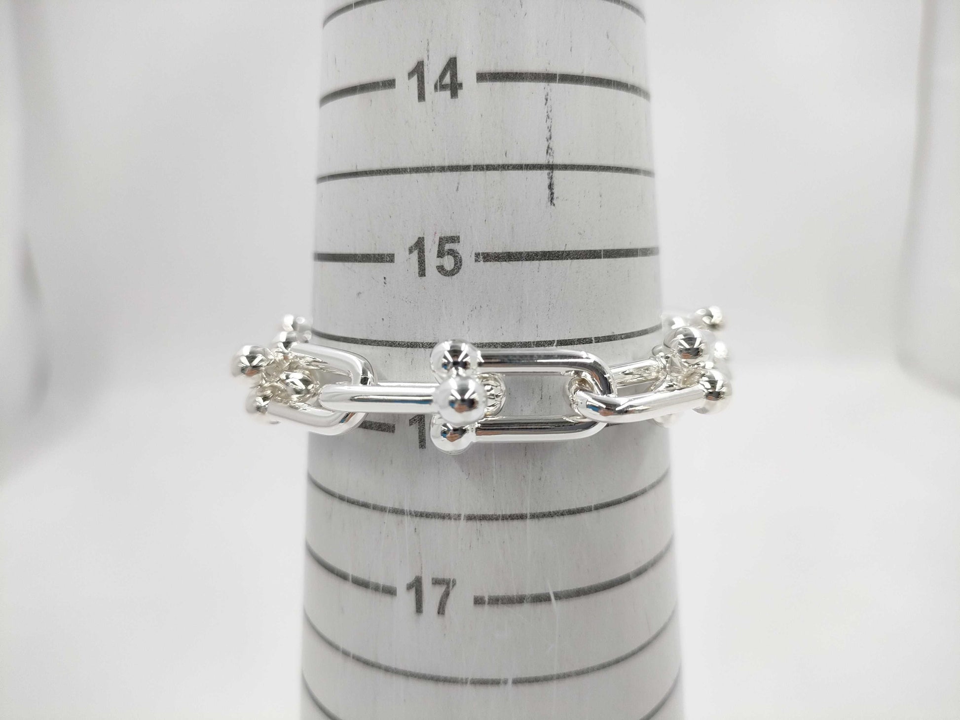 Tiffany & Co. Tiffany HardWear Large Link L Bracelet, Ag925, 60.2g, Bracelet/Bangle