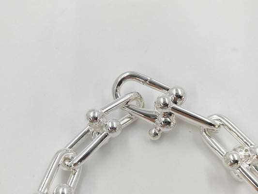 Tiffany & Co. Tiffany HardWear Large Link L Bracelet, Ag925, 60.2g, Bracelet/Bangle