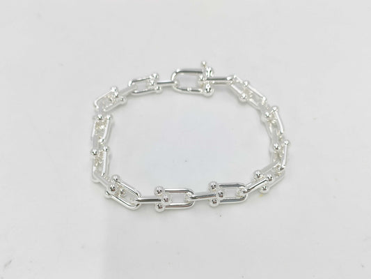 Tiffany & Co. Tiffany HardWear Small Link S Bracelet, Ag925, 16.1g, Bracelet/Bangle