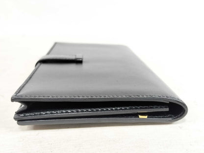 HERMES Bearn HERMES Bearn souffle box calf wallet with D markings