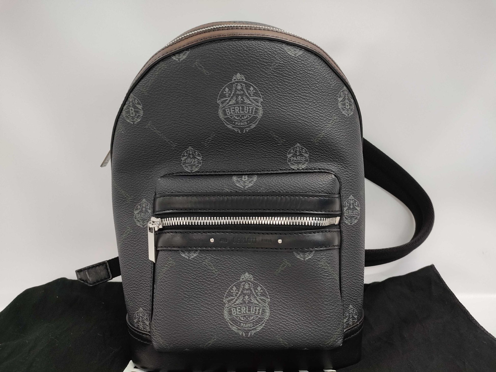 Berluti Explorer PVC Leather Shoulder Bag