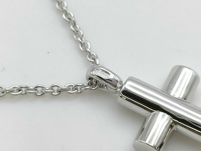 BVLGARI Latin Cross Necklace, WG 750, 9.2g 