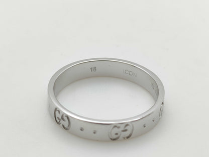 GUCCI Icon #18 WG 750 4.0g Ring 
