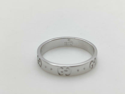 GUCCI Icon #18 WG 750 4.0g Ring 