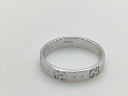 GUCCI Icon #18 WG 750 4.0g Ring 