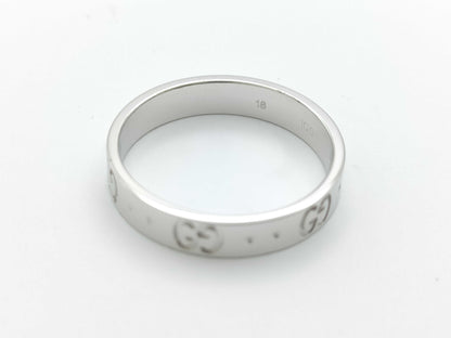 GUCCI Icon #18 WG 750 4.1g Ring 