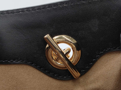 GUCCI GG Supreme Chain Shoulder Bag with Locking Hardware