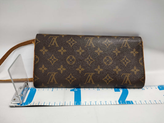 LOUIS VUITTON Monogram Pochette Twin GM M51852 FL0091 Brown Shoulder Bag