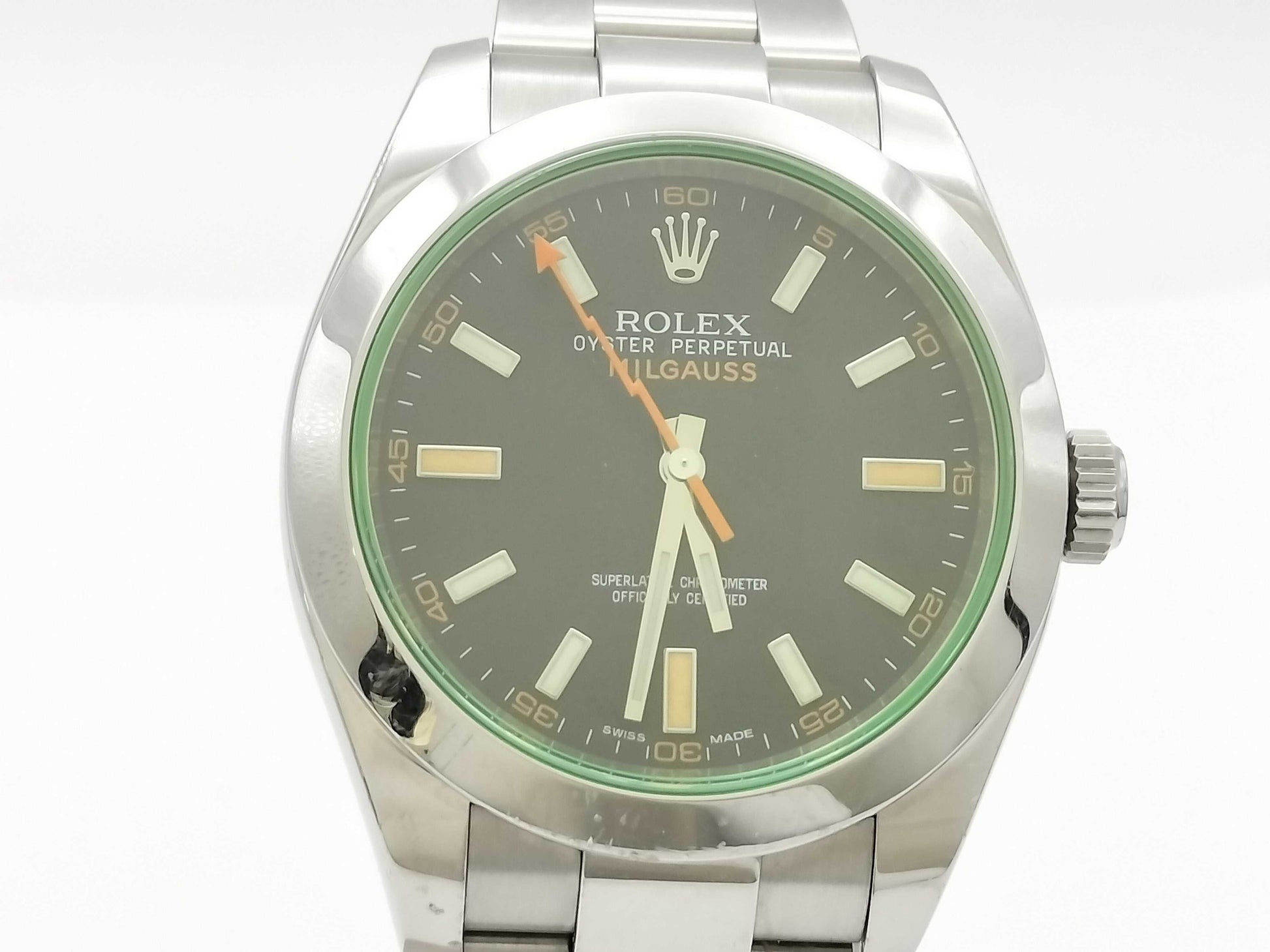 ROLEX Milgauss 116400GV G266070 Black Dial Men's Watch