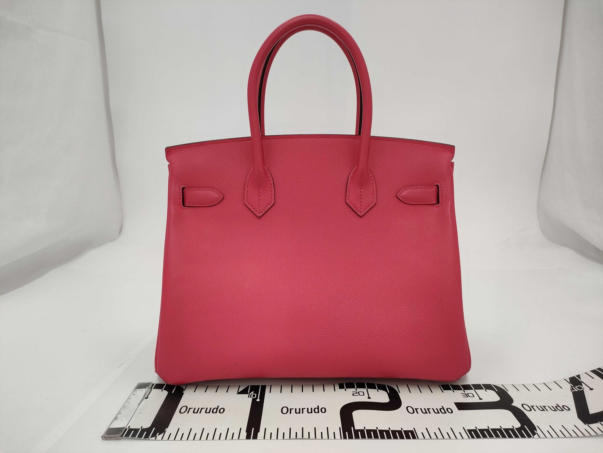 HERMES Birkin 30 Epson Pink D Stamp Handbag
