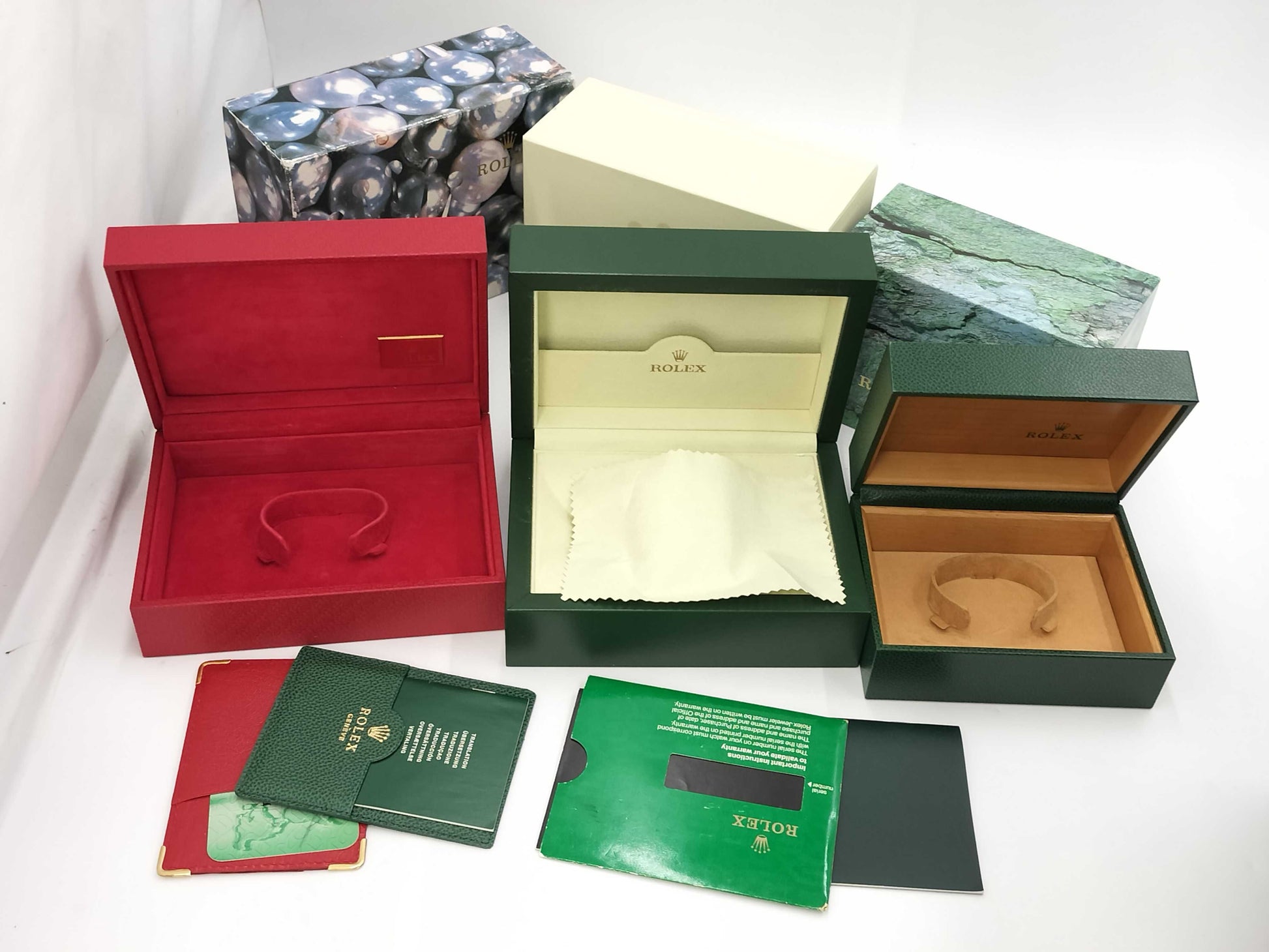 ROLEX Empty Box 3-Piece Set Other Accessories
