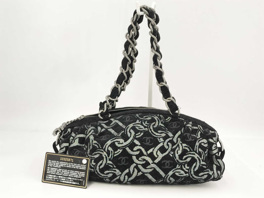 CHANEL CHANEL Fabric Chain Handbag Handbag