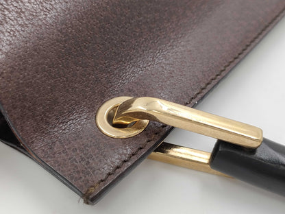 GUCCI Bamboo Leather Handbag