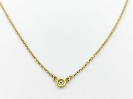 Tiffany & Co. By the Yard 1PD YG 750 1.8g Necklace 