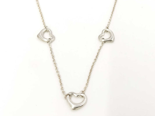 Tiffany & Co. Tiffany Open Heart 3-Strand Necklace