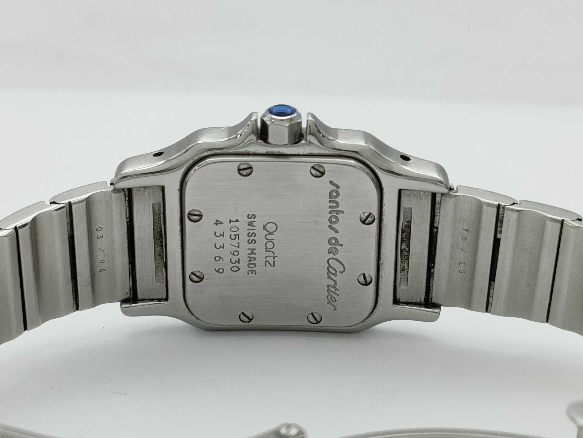 Cartier Santos Galbe SM 1057930 43369 Quartz Women's Watch