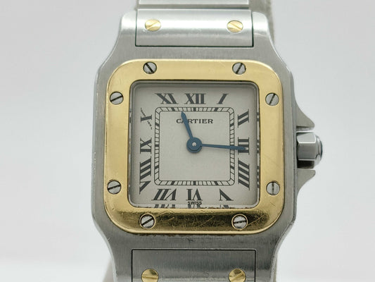 Cartier Santos Galbe SM 1057930 43369 Quartz Women's Watch
