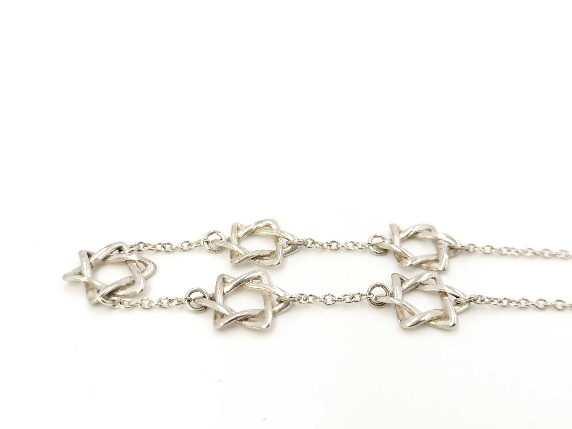 Tiffany & Co. Tiffany Star of David Necklace, Ag925, 4.2g