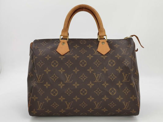 LOUIS VUITTON Monogram Louis Vuitton Speedy 30 Monogram Handbag M41526/VI0913