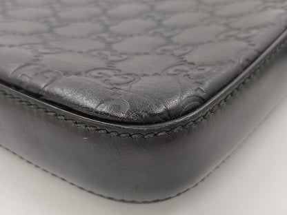 GUCCI Guccissima Gucci Shoulder Bag Black/Guccissima 406408 Shoulder Bag