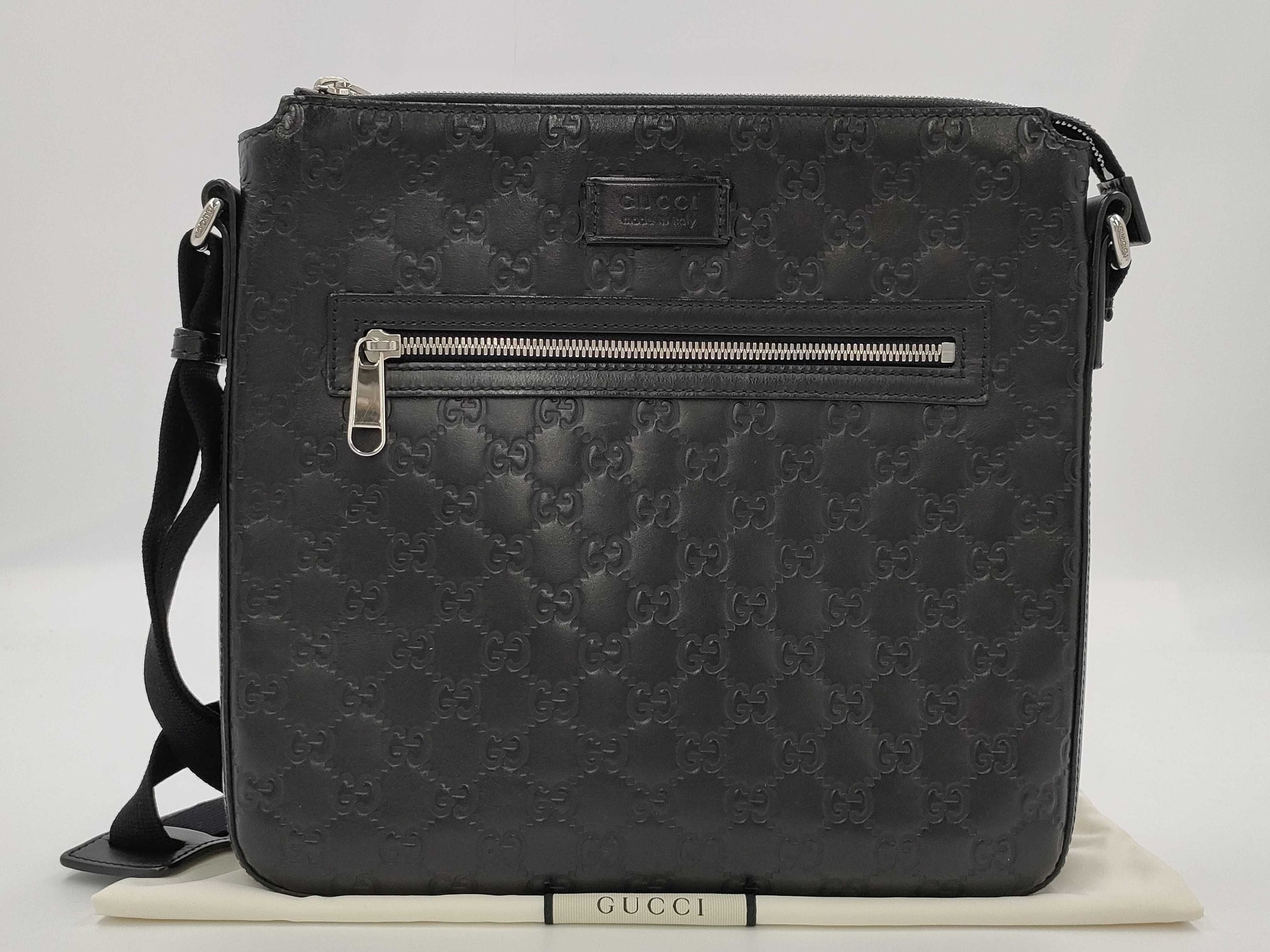 GUCCI Guccissima Gucci Shoulder Bag Black/Guccissima 406408 Shoulder Bag
