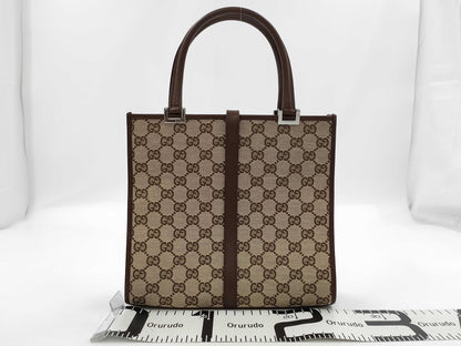 GUCCI Jackie Handbag Brown/GG Canvas 002・1065 Handbag