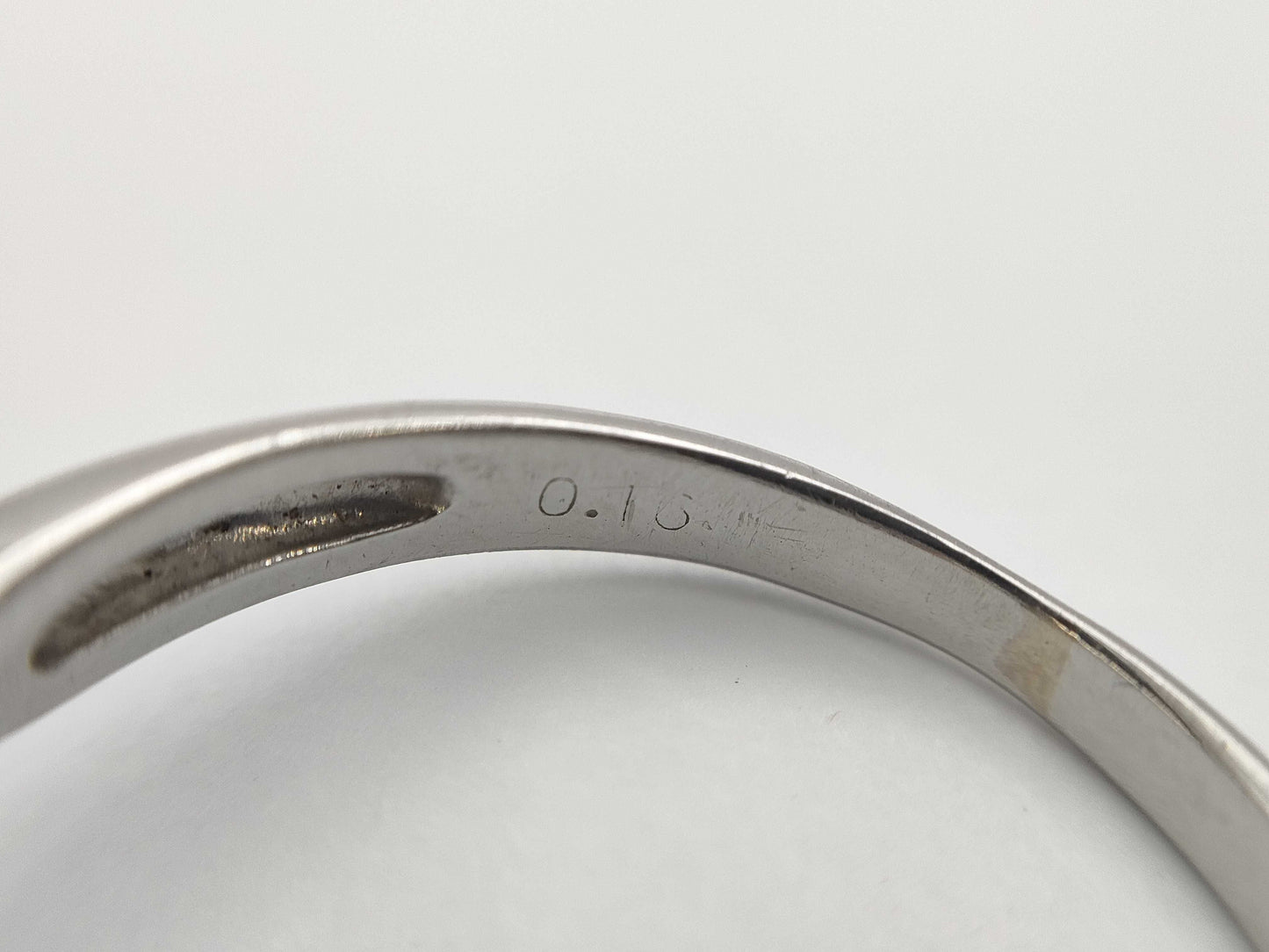 Black South Sea Pearl Ring, Approx. 11.2mm Diameter, PT900 Diamond, 8.0g 