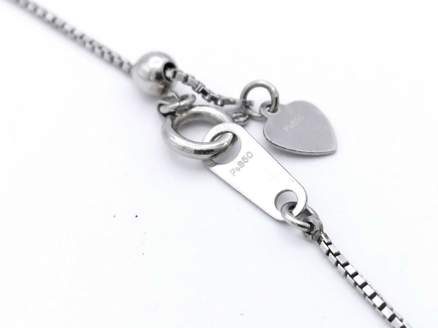D1.012ct PT900/PT850 4.0g Necklace 