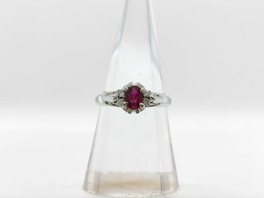 R0.40ct D0.07ct PT900 4.6g Ring 
