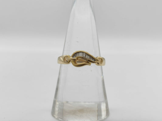 D0.12ct K18 3.1g Ring 