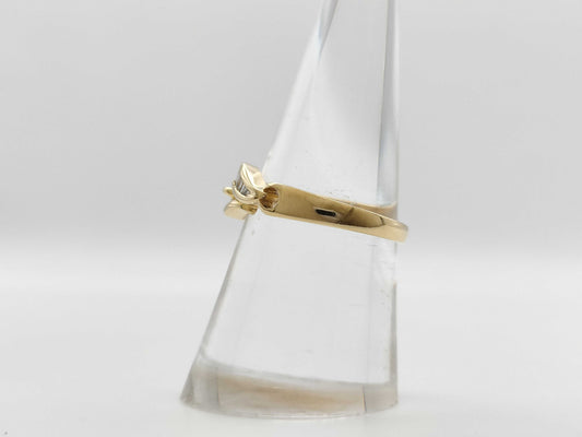 D0.12ct K18 3.1g Ring 