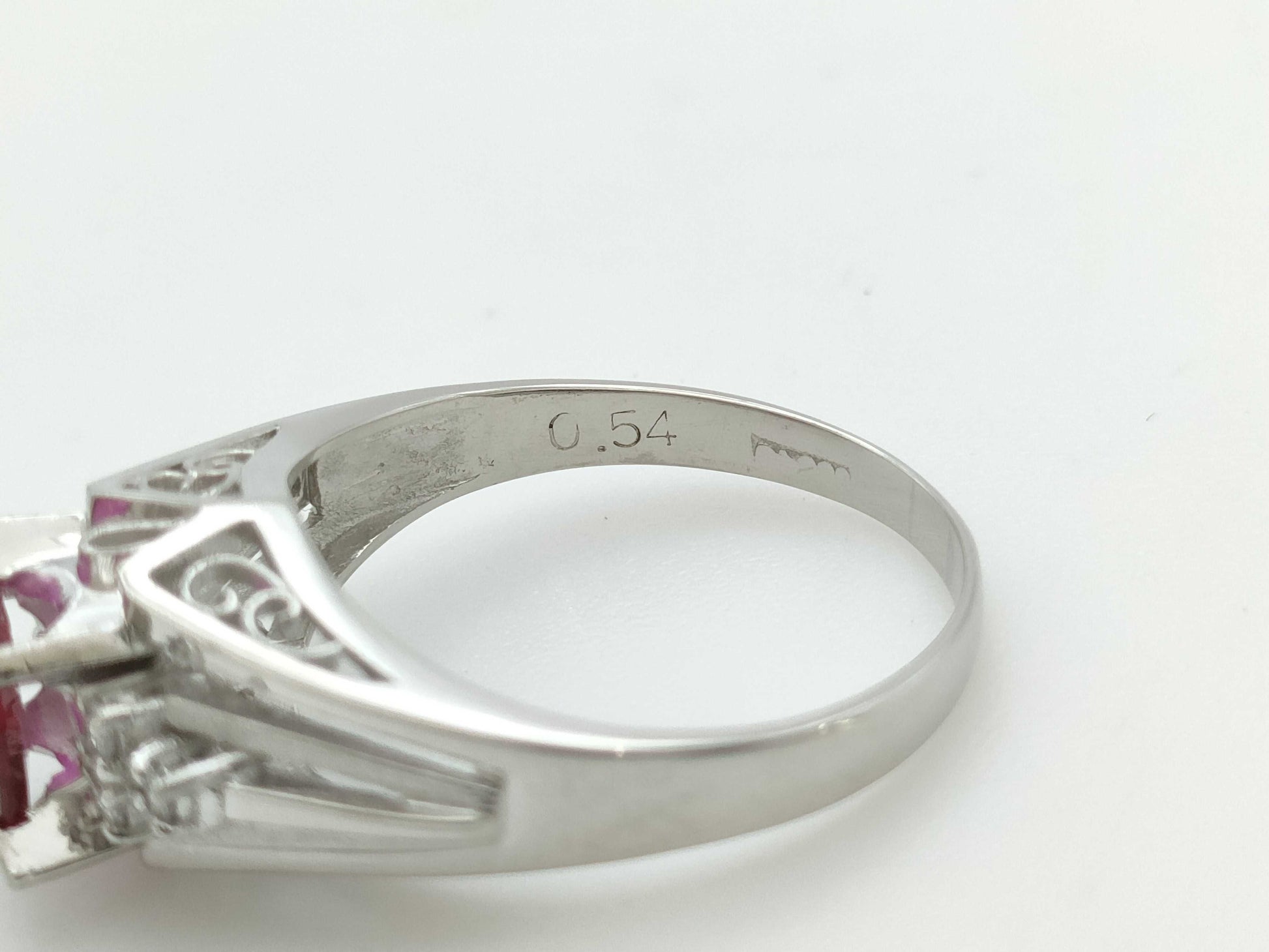 R0.54ct D0.06ct PT900 4.2g Ring 
