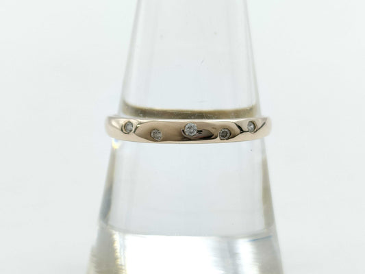 D0.06ct K10 0.9g Ring 