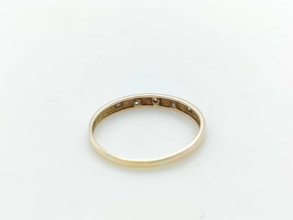 D0.06ct K10 0.9g Ring 