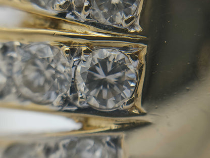 R1.17ct S1.00ct E0.60ct D2.42ct K18 12.6g Ring 