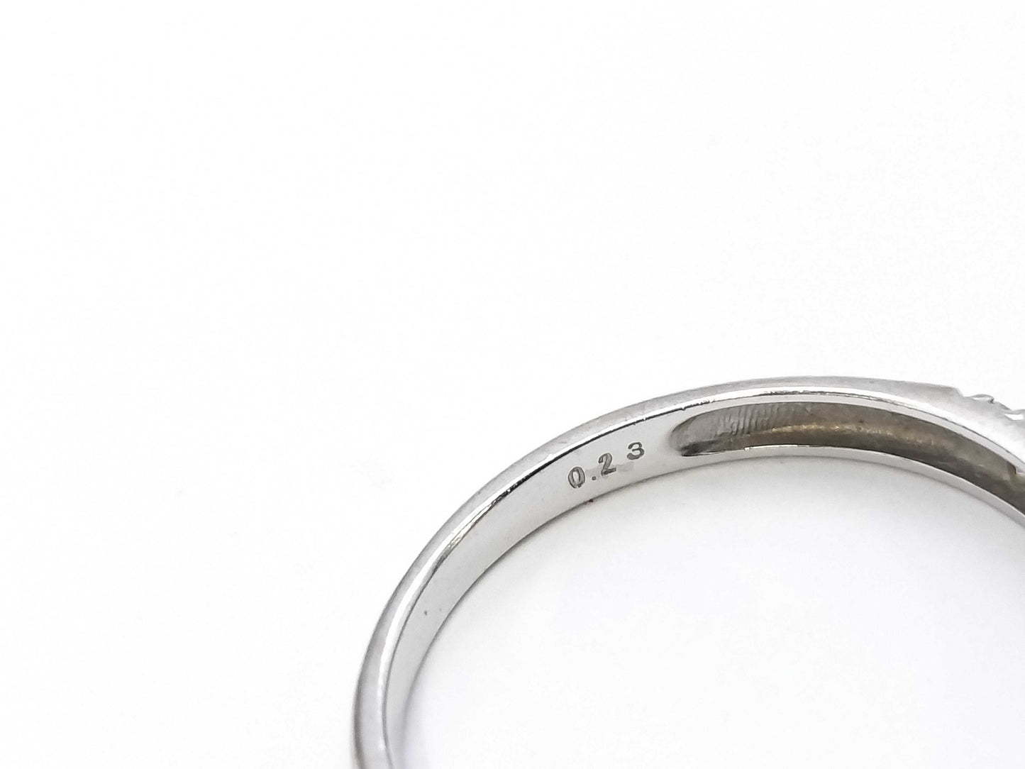 D0.23ct K14WG 1.2g Ring 