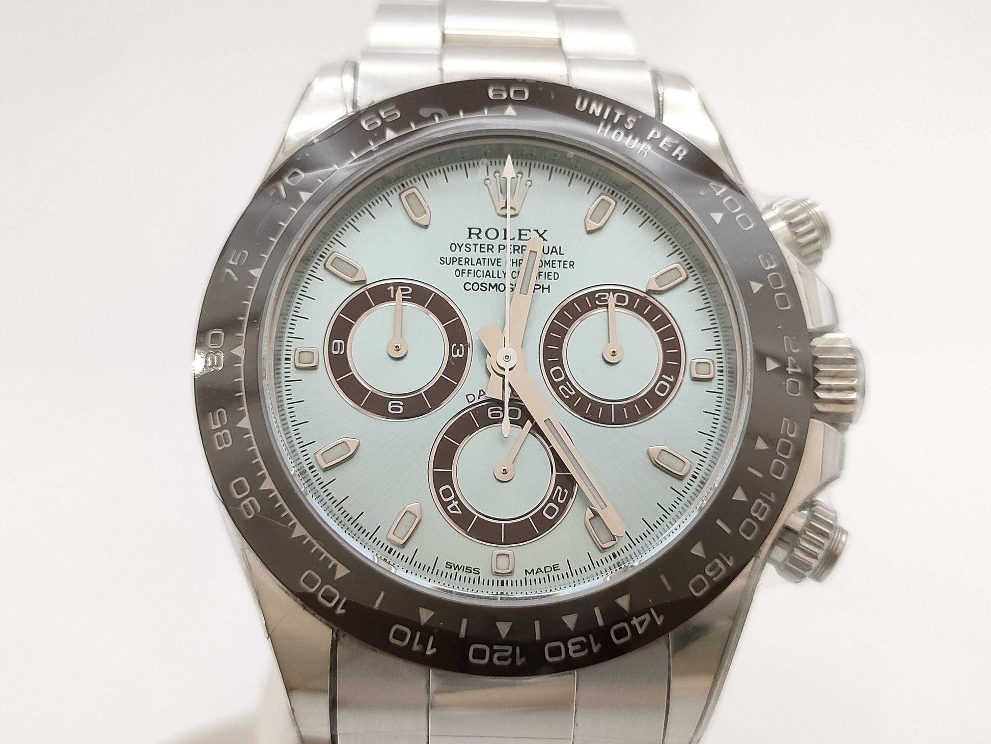 ROLEX 116506 444481P2 Ice Blue Men's Watch