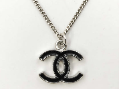 CHANEL necklace black necklace