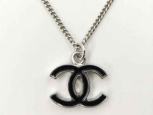 CHANEL necklace black necklace