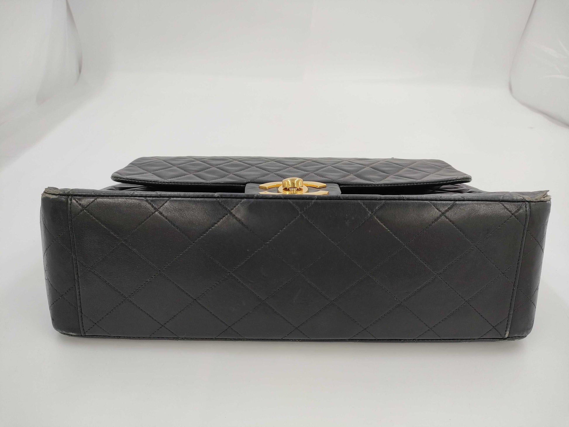 CHANEL Shoulder Bag, Deca Matelasse, Black