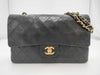 CHANEL Shoulder Bag W Flap Black