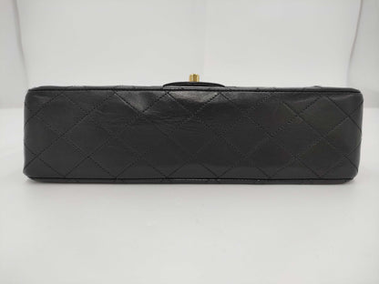 CHANEL Shoulder Bag W Flap Black