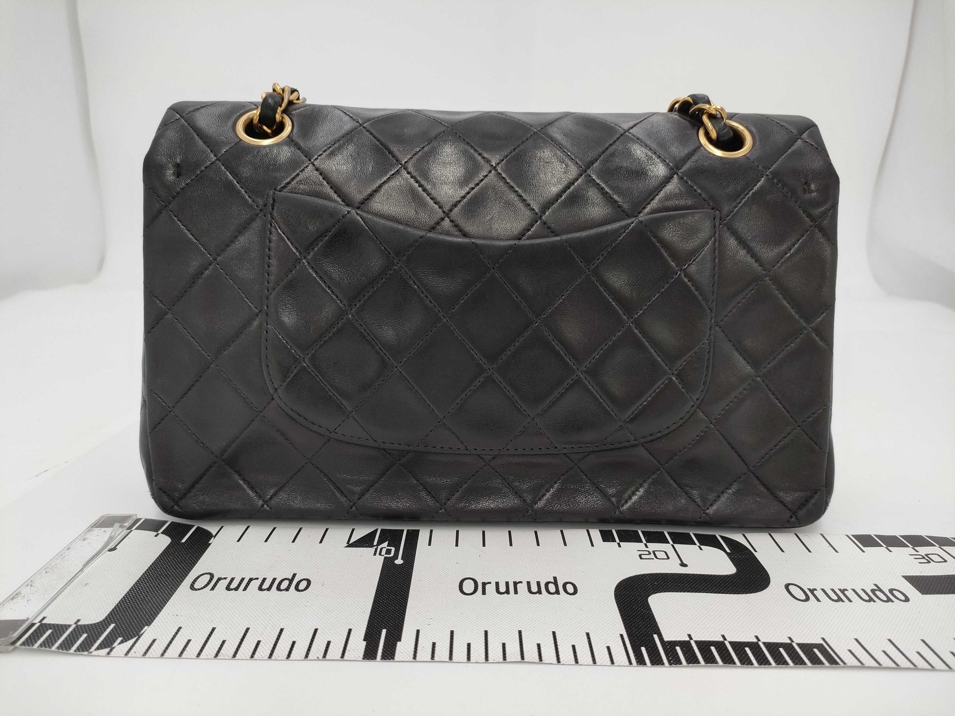 CHANEL Shoulder Bag W Flap Black